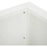  Zid za zadržavanje 4 kom. 100 x 100 x 30 cm Čelik Bijela - Bijela 100 x 100 x 30 cm | shoptok.hr