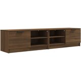 vidaXL TV omarica 2 kosa rjavi hrast 80x35x36,5 cm konstruiran les, (20733632) Cene