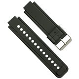 INF Silikonski pašček za uro Garmin Vivoactive Acetate - črn, (22056060) | Shoptok.si