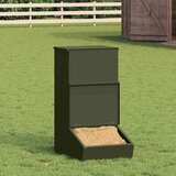 vidaXL Hranilica za svinje Maslinasto zelena 55 x 51 x 91.5 cm | shoptok.hr