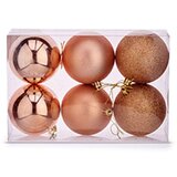  Set božićnih kuglica Bakar Plastika 8 x 9 x 8 cm (24 kom.) | shoptok.hr