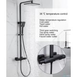  luksuzni nadometni termostatski tuš eyn TB1751 - črna | Shoptok.si