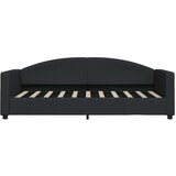 vidaXL Dnevni krevet na razvlačenje crni 90 x 190 cm od tkanine | shoptok.hr
