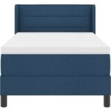  Krevet s oprugom s madracem plavi 80 x 200 cm tkanina | shoptok.hr