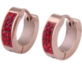 IZMAEL Uhani ZA-21028 - Zlato Roza / Rdeča | Shoptok.si