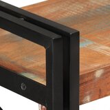  Regal za knjige s 3 razine 77x30x80cm obnovljeno drvo i željezo | shoptok.hr
