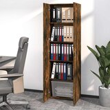  Uredski ormarić boja hrasta 60x32x190 cm od konstruiranog drva | Eponuda.com
