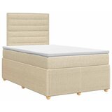  Boxspring krevet s madracem Krem 120 x 200 cm Tkanina - Krem 120 x 200 cm Dizajn linija | shoptok.hr