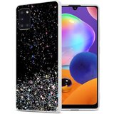 Cadorabo Ohišje, združljivo z Samsung Galaxy A31 in črna z bleščicami - Zaščitni ovitek iz prožnega silikona TPU s svetlečimi bleščicami, (20860189) | Shoptok.si