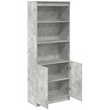  Visoka komoda siva betona 70x35x180 cm od konstruiranog drva | shoptok.hr