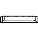  Za krevet crni metalni 120 x 200 cm | shoptok.hr