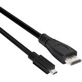 Club3d HDMI Priključni kabel [1x Muški konektor Micro HDMI tipa D - 1x Muški konektor HDMI] 1 m Crna | Eponuda.ba