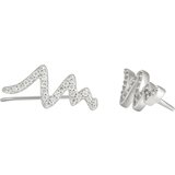 J&B Jewelry J&B Jewellery 925 Srebrne minđuše koje prate liniju uha 012 Cene