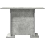  Blagovaonski Stol Betonske Sive Boje 110x60x75 cm Konstruirano Drvo | shoptok.hr