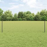  Ograde 11 kom U-kanal siva 60 cm čelik Šesterokutna ograda siva 0.5x50 m čelik | shoptok.hr