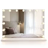 Stensko ogledalo LED HOLLYWOOD White 80x60