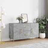  Komoda siva boja betona 100x36x60 cm od konstruiranog drva | shoptok.hr