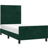  Okvir za krevet bez madraca tamnozeleni 90x190 cm baršunasti | shoptok.hr