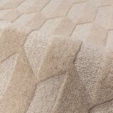 Flair Rugs Ročno tkana volnena preproga v naravni barvi/zelenomodra 120x170 cm Apex Border Wool – | Shoptok.si
