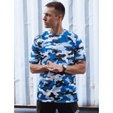 DStreet Men's Indigo Camouflage T-Shirt | shoptok.hr