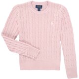Polo Ralph Lauren Puloverji CABLE CN-SWEATER-PULLOVER Rožnata Cene