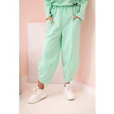 Kesi Włoski Set of new punto sweatshirt pants light mint | Shoptok.si