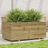 vidaXL Vrtno cvetlično korito 110x60x49,5 cm impregnirana borovina Cene