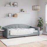 Dnevni krevet svjetlosivi 90 x 200 cm od tkanine | shoptok.hr