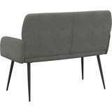  Dvosjed s metalnim nogama 2-sjedalo Tamnosiva Kordura tekstil | shoptok.hr