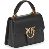 Pinko LOVE ONE TOP HANDLE MINI LIGHT VITELLO SETA Crna | shoptok.hr