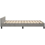  Okvir za krevet bez madraca svjetlosivi 120x190 cm baršunasti | shoptok.hr