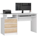 AKORD BIURKO CLP 135cm BELO / SONOMA, (21702627) | Shoptok.si