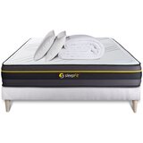 SLEEPFIT Kompletni paket za posteljo - Vzmetnica 160x200 cm + Vzmetni boksi z letvami (komplet) + 2 vzglavnika + Prevleka - Active, (21613296) | Shoptok.si