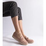Gemre Cream women's eco-suede loafers Sandoval | shoptok.hr