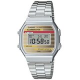 Casio Unisex sat A168WEHA-9A, Kvarcni mehanizam, Šareno kućište, Srebrni Cene