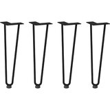vidaXL ukosnice noge za stol 4 kom crne 42 cm čvrstog čelik | shoptok.hr