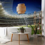  Foto tapeta - Football pitch - illuminated stadium with crowded stands 250x175 Vodootporna | shoptok.hr