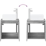  Set namještaja za kupaonicu 5 kom. Siva Sonoma | shoptok.hr