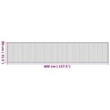  Tepih pravokutni prirodni 80 x 400 cm od bambusa | shoptok.hr