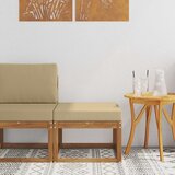  Vanjski otoman Čvrsto drvo akacije Prirodna | shoptok.hr