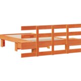  Konstrukcija postelje z vzglavjem Voskast rjav 90 x 200 cm, (5000128249) | Shoptok.si