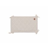 Jollein check Knit zaštitna ogradica za krevetić, Oatmeal | shoptok.hr