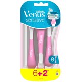 Venus Simply Sensitive 3 brijač, 8 komada