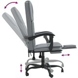  Uredski naslonjač od tkanine svjetlosivi | shoptok.hr