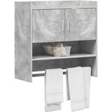  Polica na zidu Zidna montaža Betonska siva 80 x 36 x 80 cm | Shoptok.si