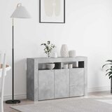  Kreveta Betonski sivi 116 x 30 x 75 cm Konstruirano drvo | shoptok.hr