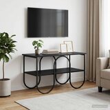  TV stalak 80 x 40 x 50 cm Crni hrast Konstruirano drvo | shoptok.hr