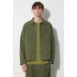 A.P.C. Pamučna jakna boja: zelena, za prijelazno razdoblje