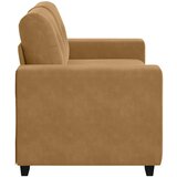  Dvosjed Smeđa 160 cm Baršun | shoptok.hr
