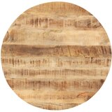 vidaXL Mizna plošča iz trdnega mangovega lesa okrogla 25-27 mm 50 cm Cene